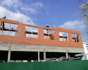 Construction of new classrooms.&nbsp;

&nbsp;
