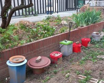 Compost bins
