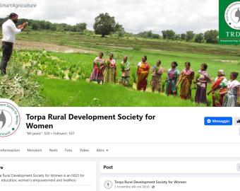 Facebook page of the Torpa Rural Development Society for Women&nbsp;
