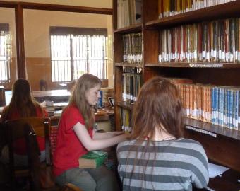 Voluntariado en la biblioteca
